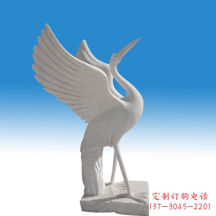 泰州仙鹤砂岩雕塑