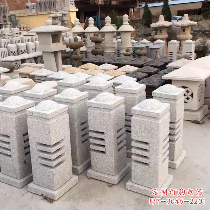 泰州现代简约石雕灯笼
