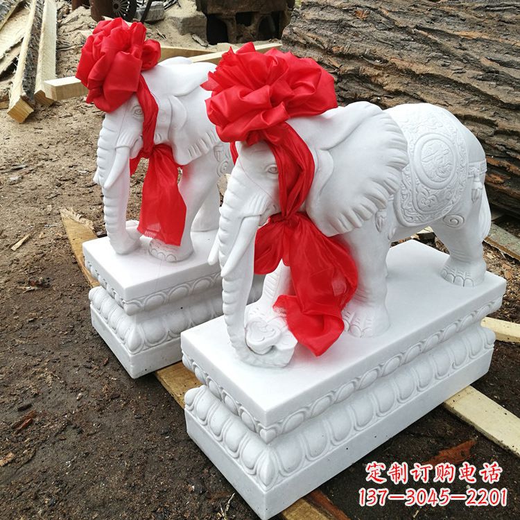 泰州现代石雕大象