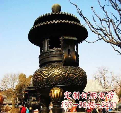 泰州香炉铜雕塑