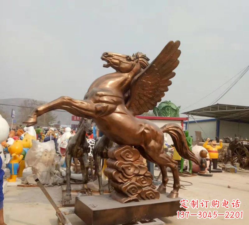 泰州祥云飞马铜雕