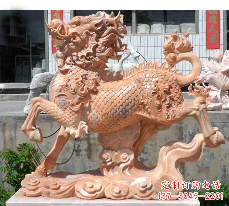 泰州祥云麒麟石雕