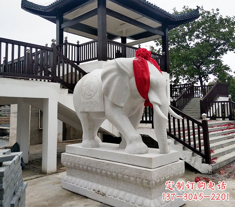 泰州小孩大象石雕