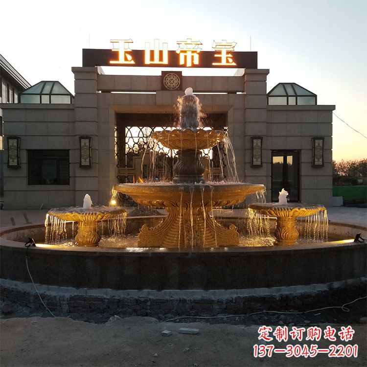 泰州小区广场欧式水景石雕喷泉