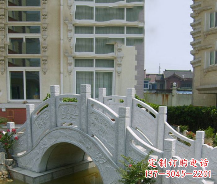 泰州小区景观大理石拱桥 (2)