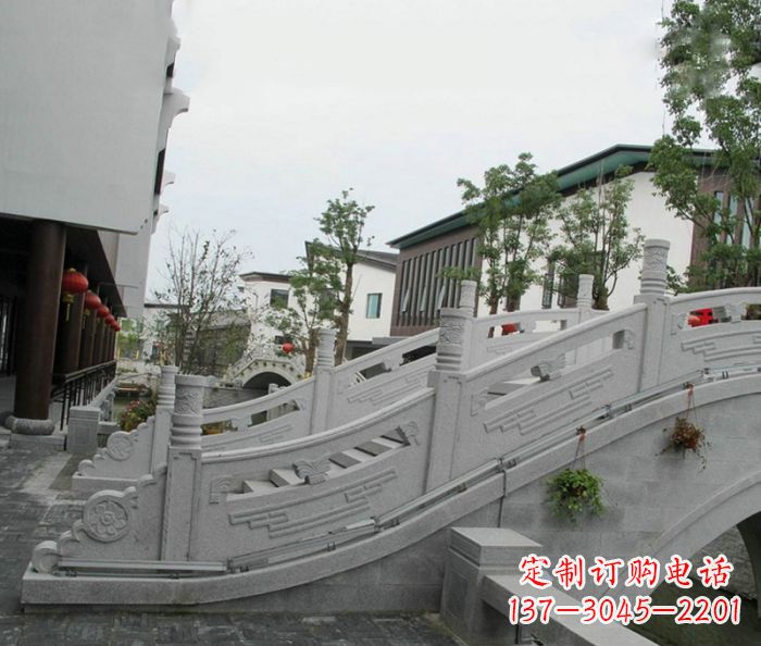 泰州小区景观大理石拱桥