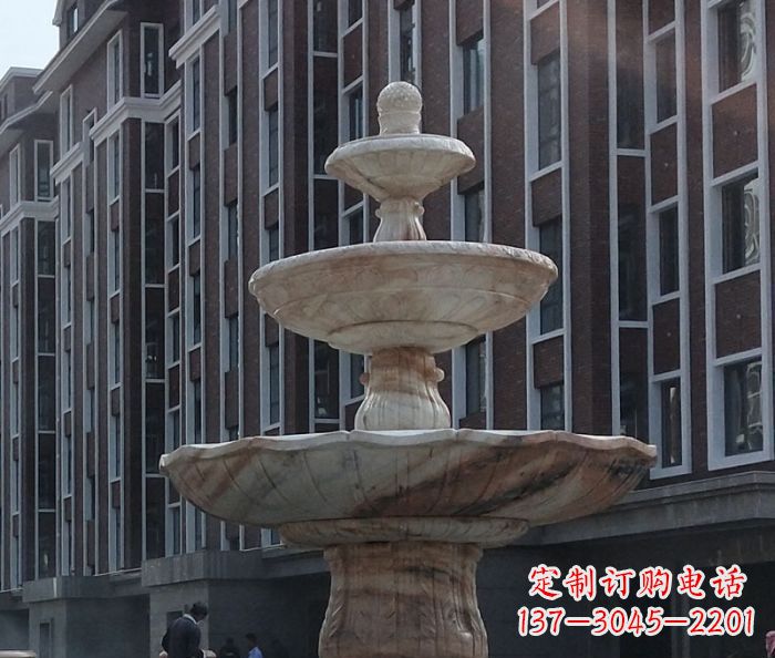 泰州小区景观大型喷泉石雕 (6)