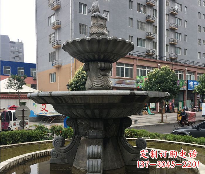 泰州小区景观仿古喷泉石雕