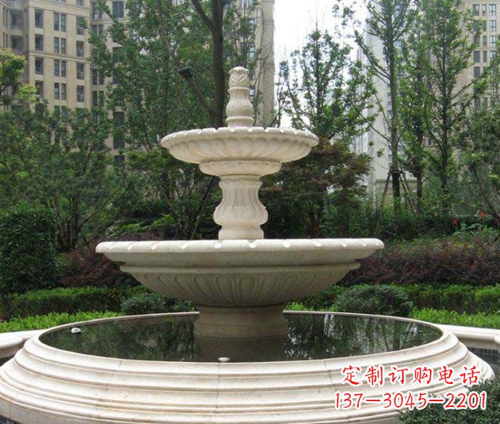 泰州小区景观欧式喷泉石雕 (2)