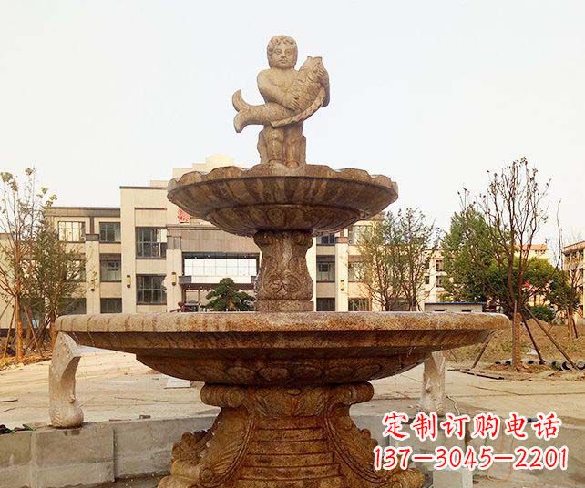 泰州小区景观欧式喷泉石雕