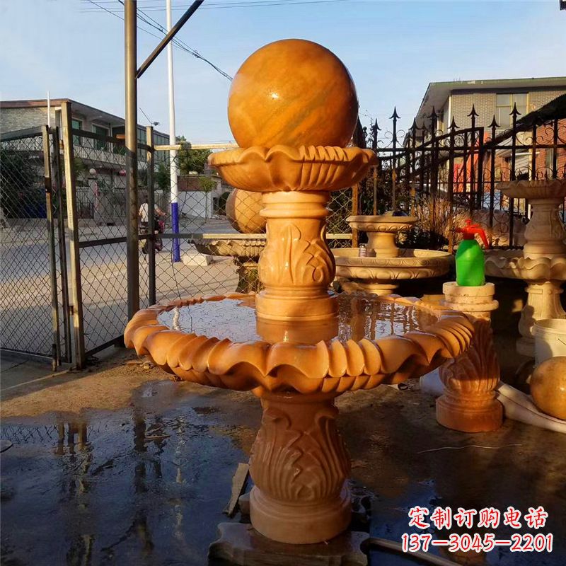 泰州小区石雕喷泉塔