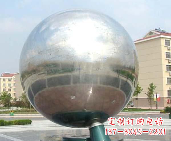 泰州校园不锈钢抽象地球仪雕塑