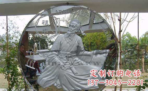 泰州校园不锈钢名人浮雕