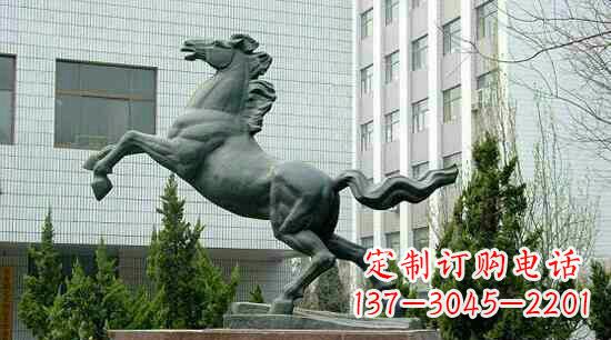 泰州校园龙马精神铜雕