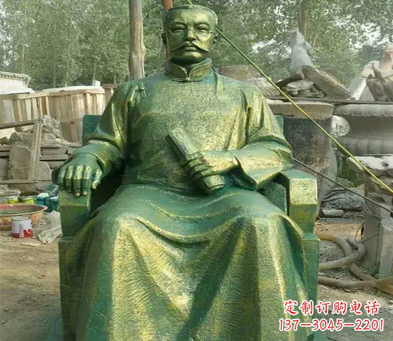 泰州校园名人李大钊铜雕