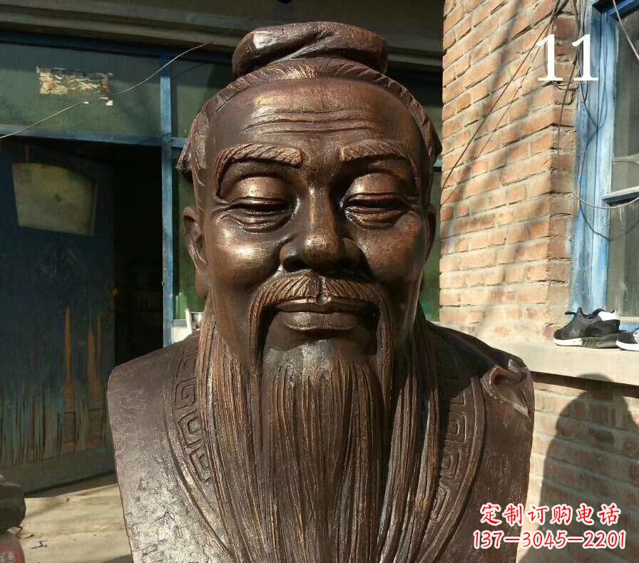 泰州校园名人铜雕 人物雕塑