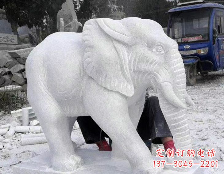 泰州写实大象石雕