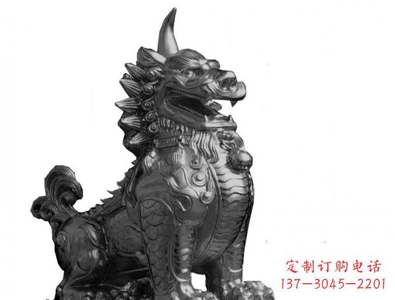 泰州獬豸法院景观铜雕