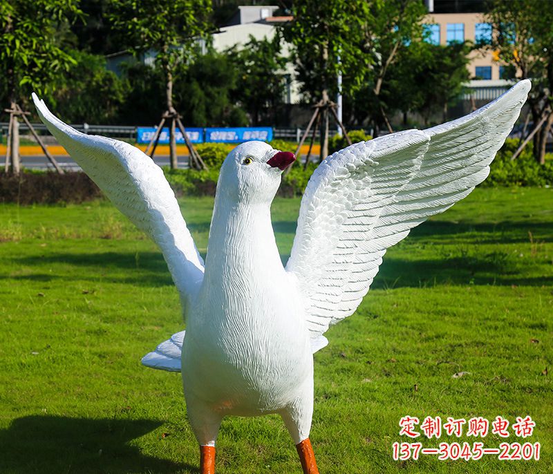 泰州新县和平鸽雕塑
