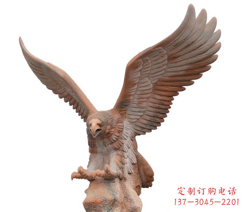 泰州雄鹰展翅石雕