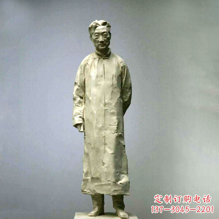 泰州徐悲鸿雕塑像石雕历史名人雕像
