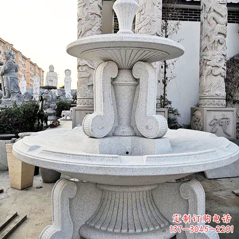 泰州许愿池喷泉 石雕
