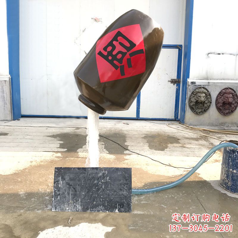 泰州悬空酒壶流水喷泉