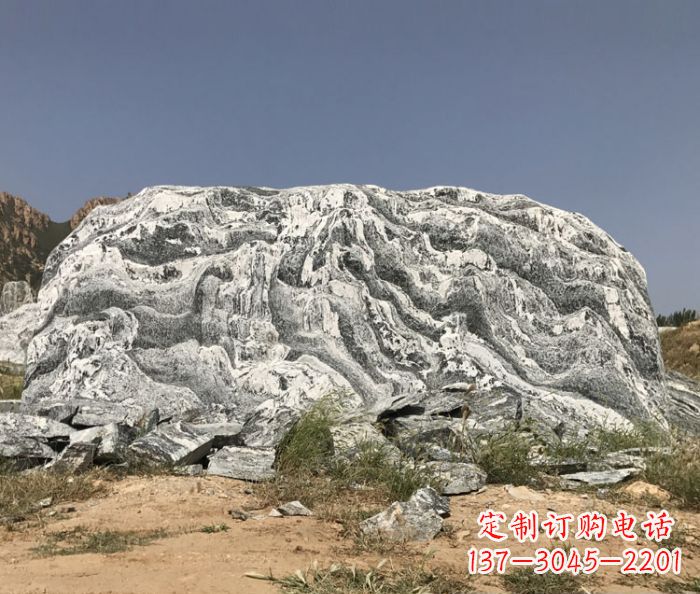 泰州雪浪石假山公园景观石雕 (2)