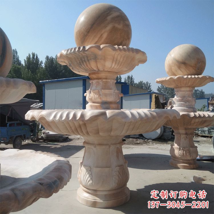 泰州一米的喷泉石雕