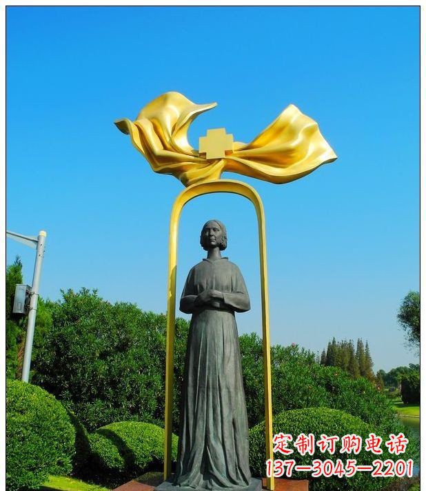 泰州医院南丁格尔名人铜雕