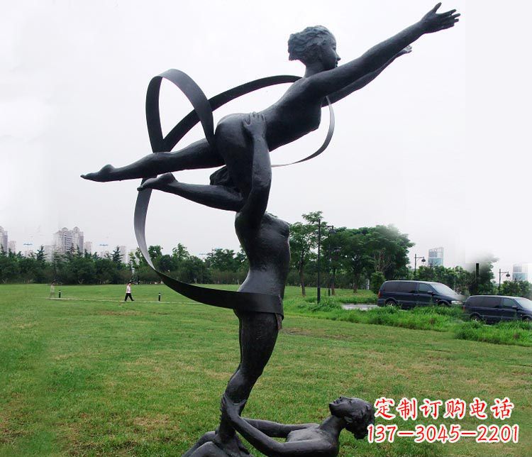 泰州艺术体操运动员雕塑
