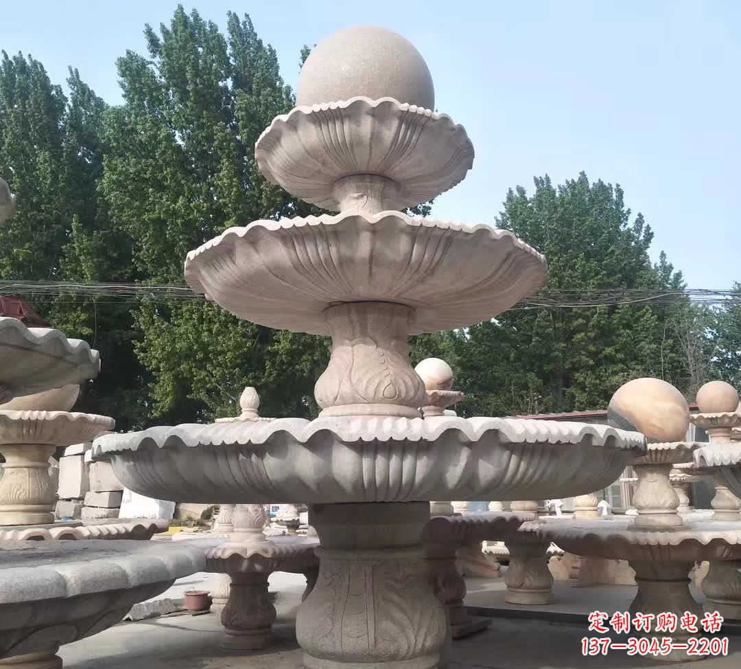 泰州音乐风水球石雕