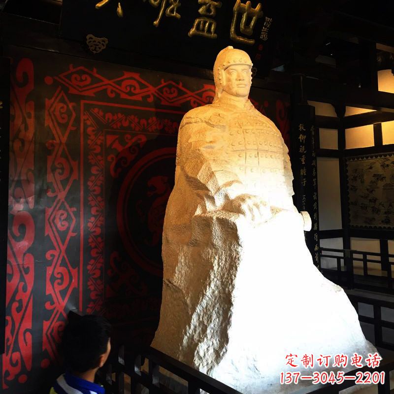 泰州英雄盖世楚霸王石雕像