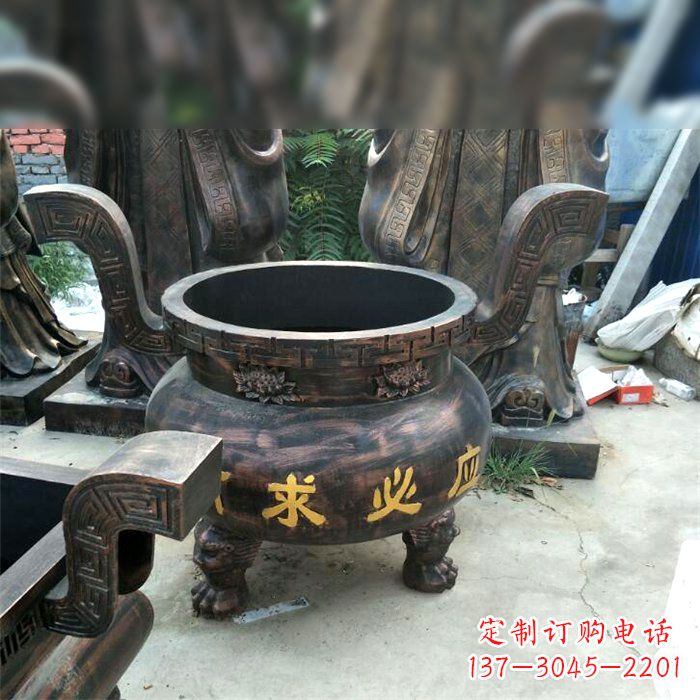 泰州有求必应祈福铜雕香炉
