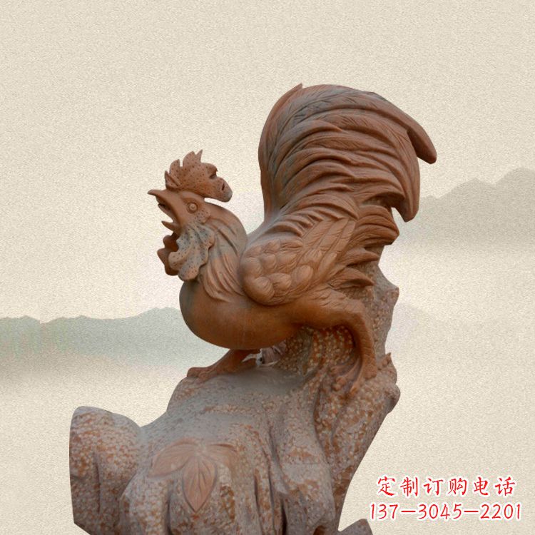 泰州酉鸡景观石雕