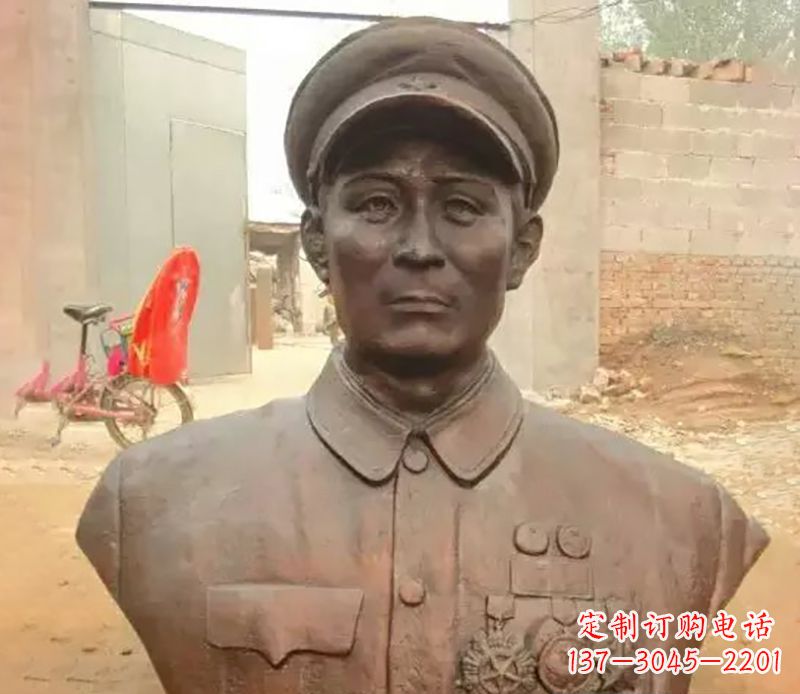 泰州元帅名人胸像铜雕