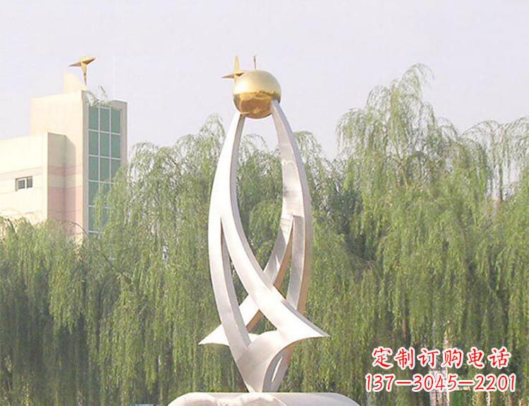 泰州园林不锈钢创意书籍雕塑