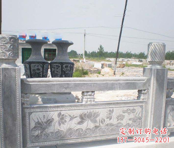泰州园林仿古石栏板景观石雕 (3)