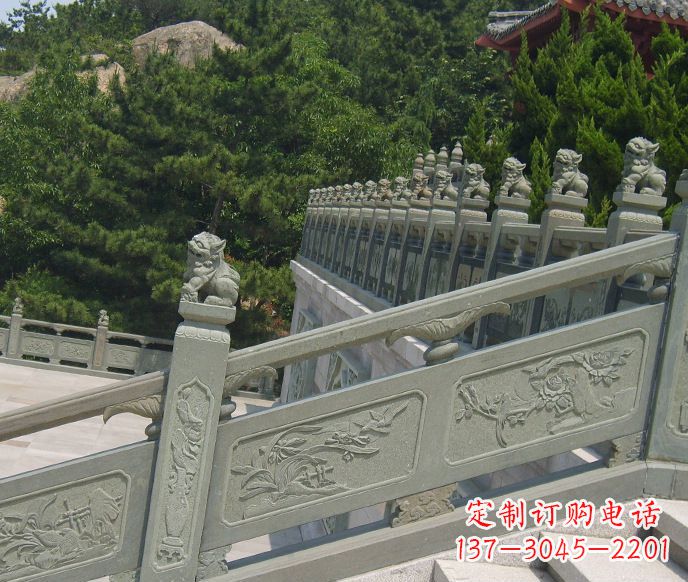 泰州园林仿古石栏板景观石雕 (4)
