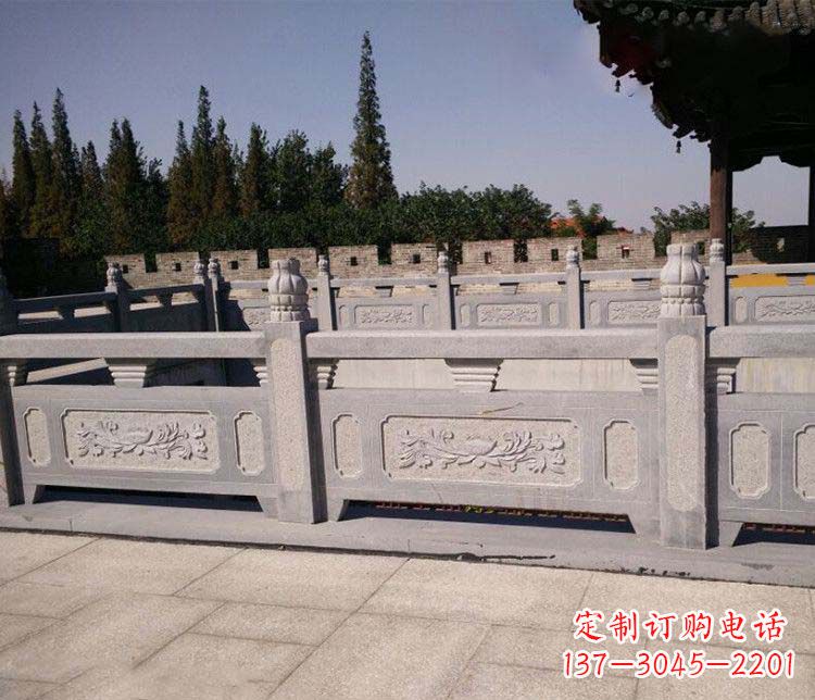 泰州园林仿古石栏板景观石雕 (2)