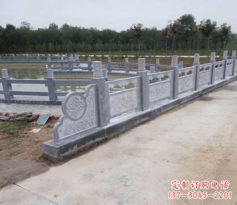 泰州园林仿古石栏板景观石雕 (11)