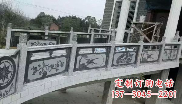 泰州园林仿古石栏板景观石雕 (10)
