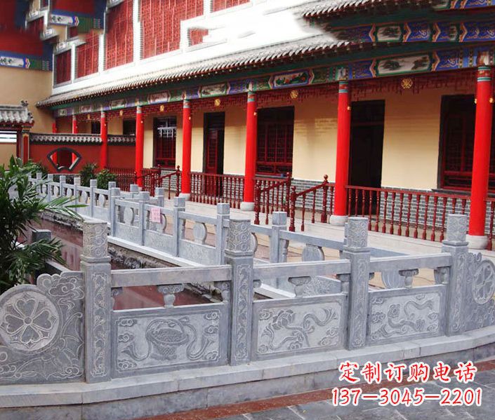 泰州园林仿古石栏板景观石雕 (12)