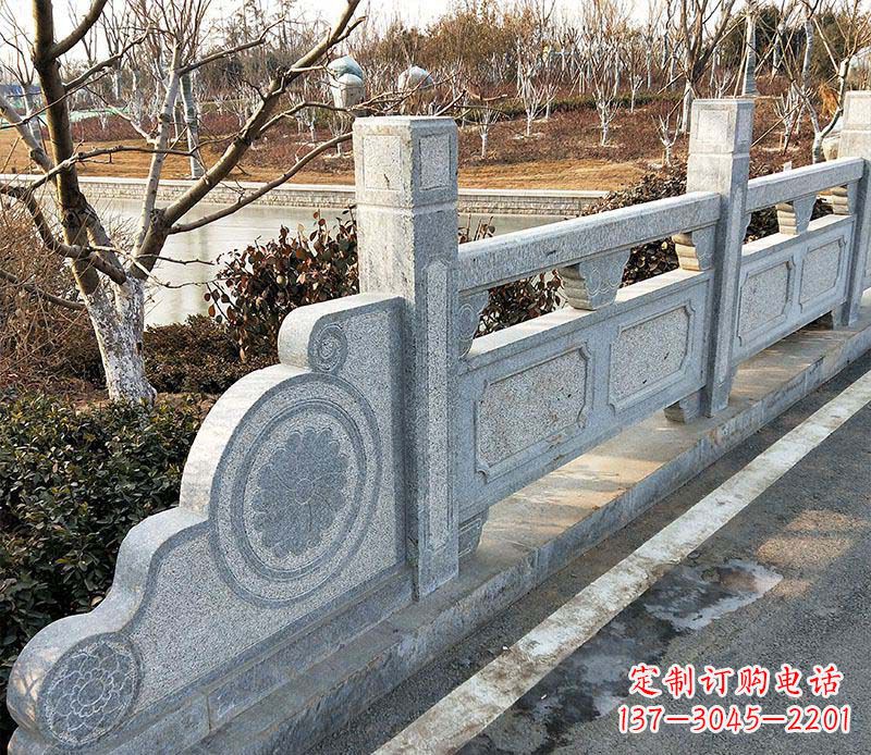 泰州园林仿古石栏板景观石雕_1