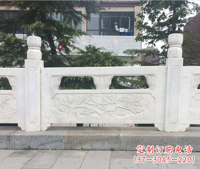 泰州园林景观大理石浮雕栏板 (2)