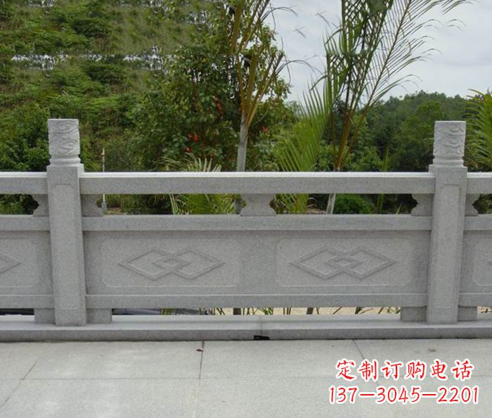 泰州园林景观大理石栏板雕塑 (3)