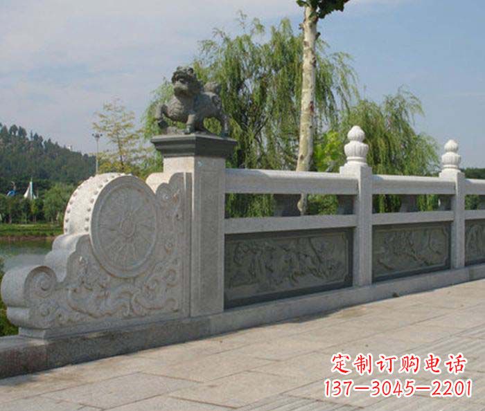 泰州园林景观大理石栏板雕塑