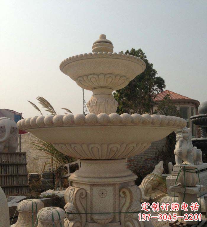 泰州园林景观大型喷泉石雕