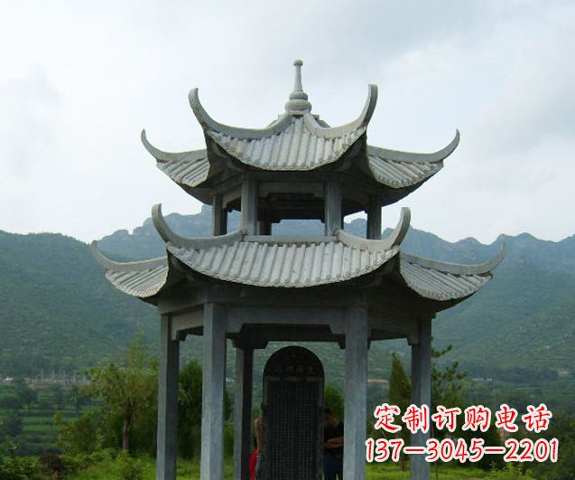 泰州园林景观仿古凉亭石雕