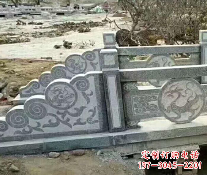 泰州园林景观仿古石雕栏板 (10)